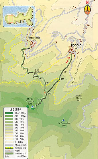 Itinerario il Monte Capanne